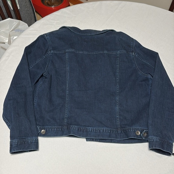 LANDS END Women’s Jean Jacket, Excellent Condition. Size XL - Picture 2 of 3